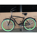 Black Coaster Brake with Fender Mens 26" Beach Cruiser Bicycle